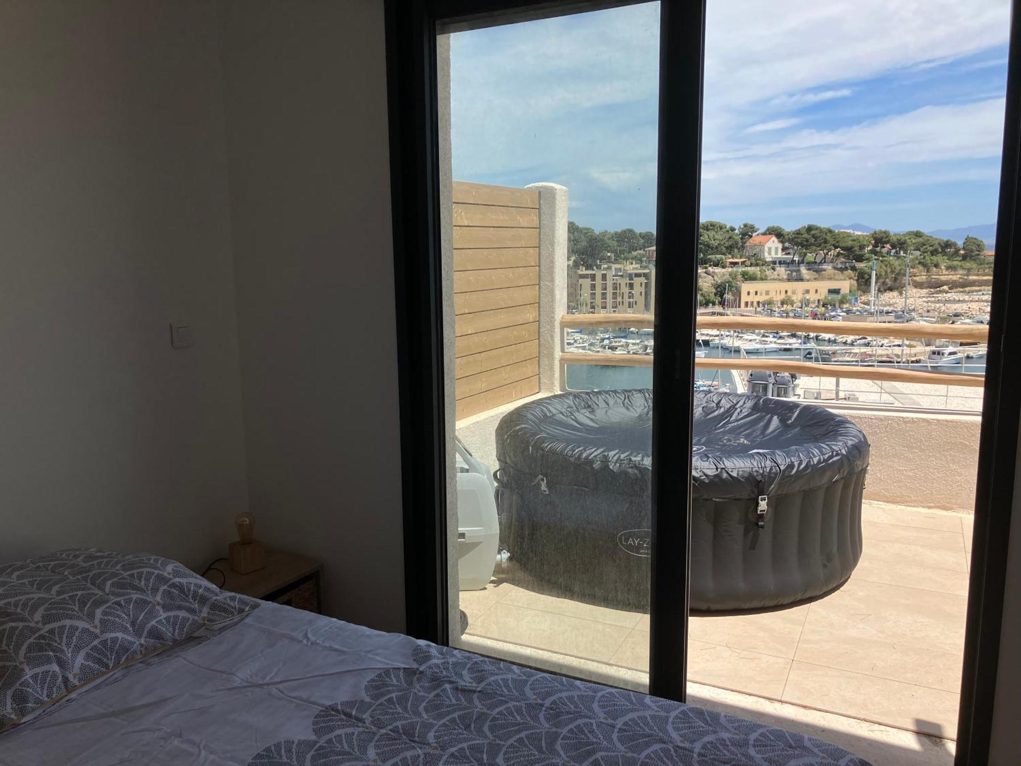 Ferienwohnung T2 Vue Sur Le Port Jacuzzi Terrasse Et Parking Carry-le-Rouet Exterior foto